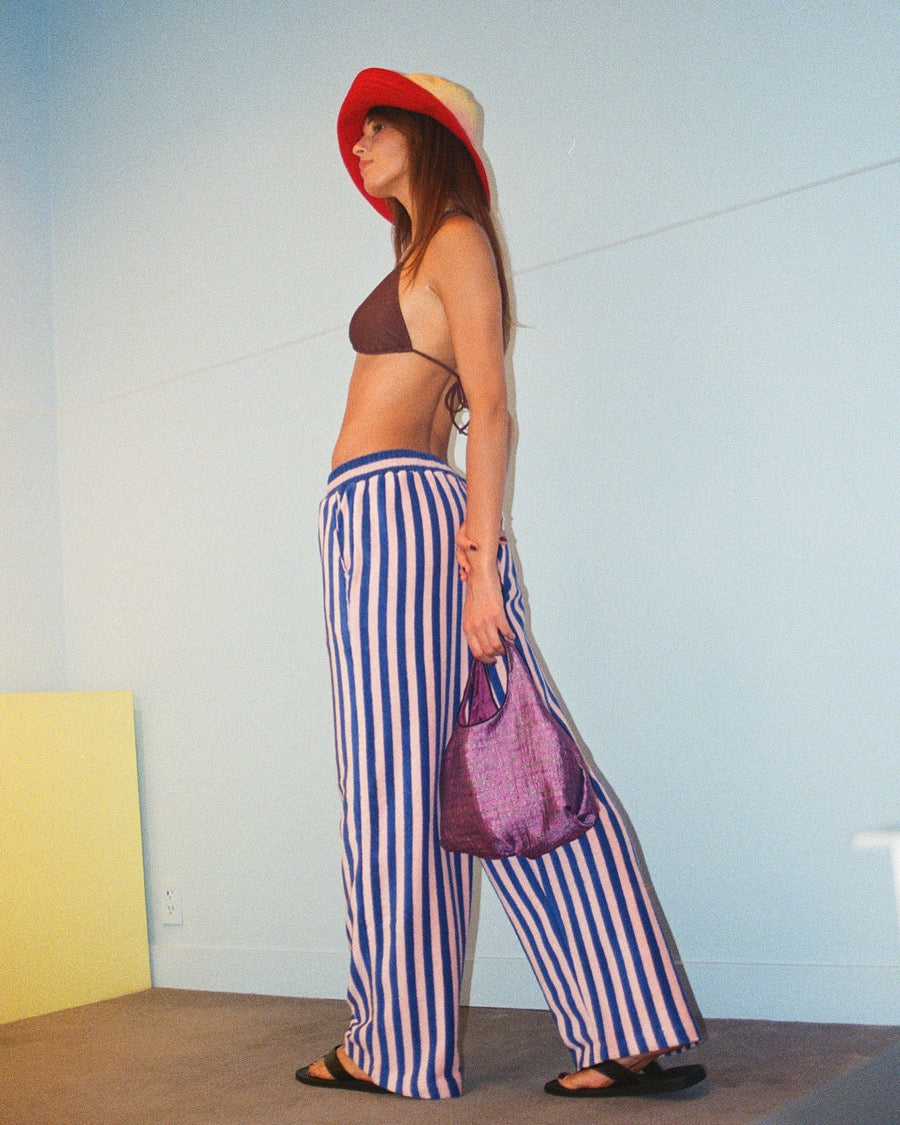 Playa Pants Navy & Rose