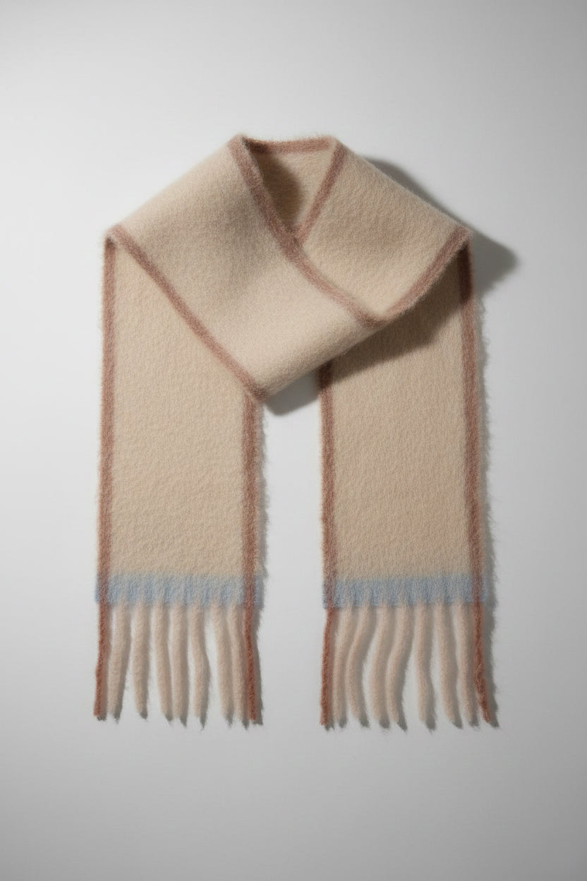 Bufanda Mohair Ivory