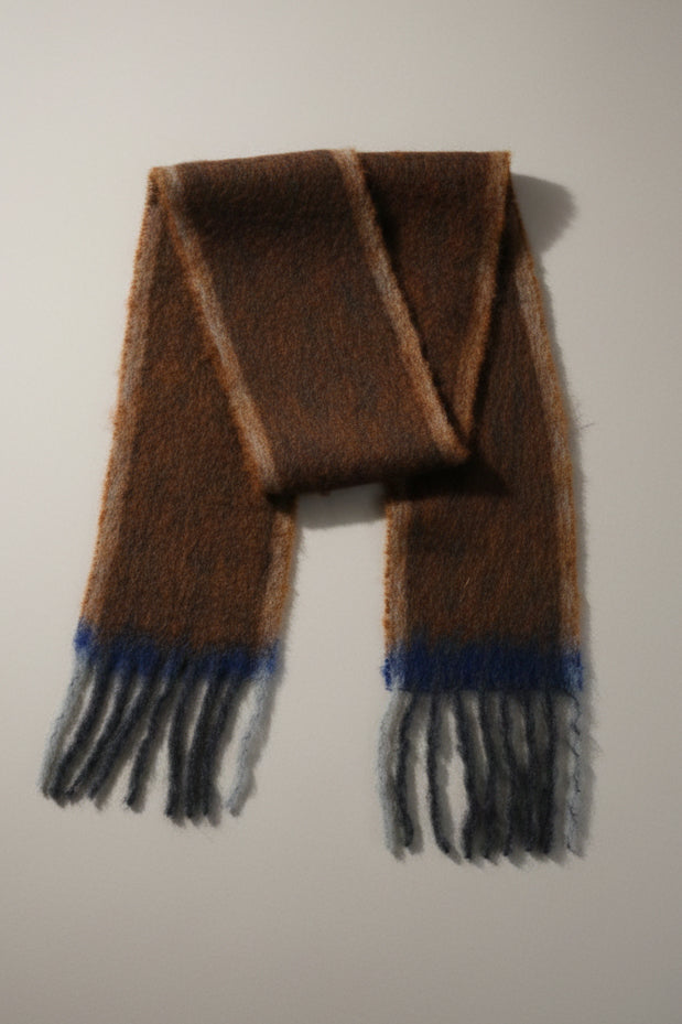 Bufanda Mohair Café