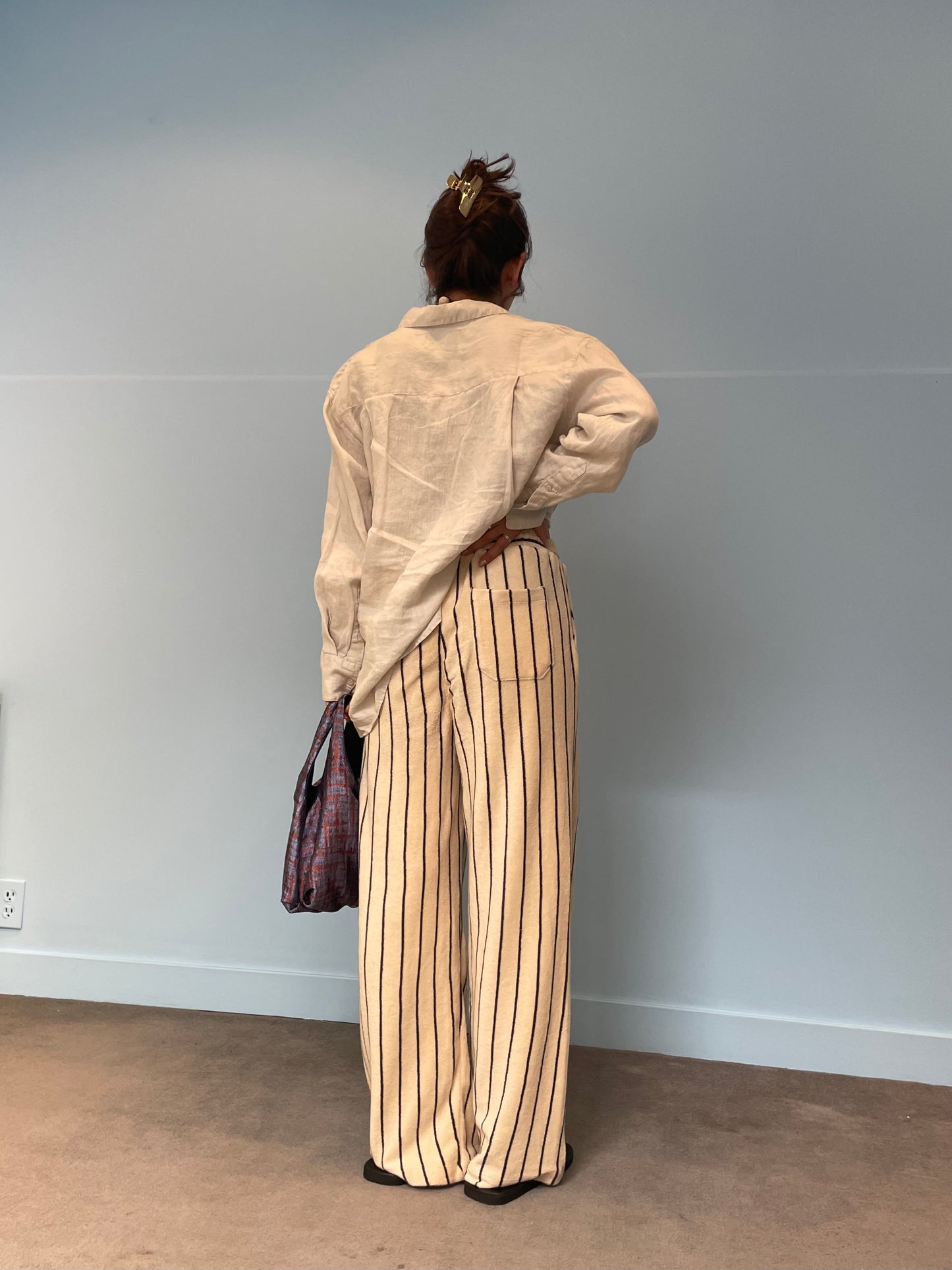 Playa Pants Beige & Black