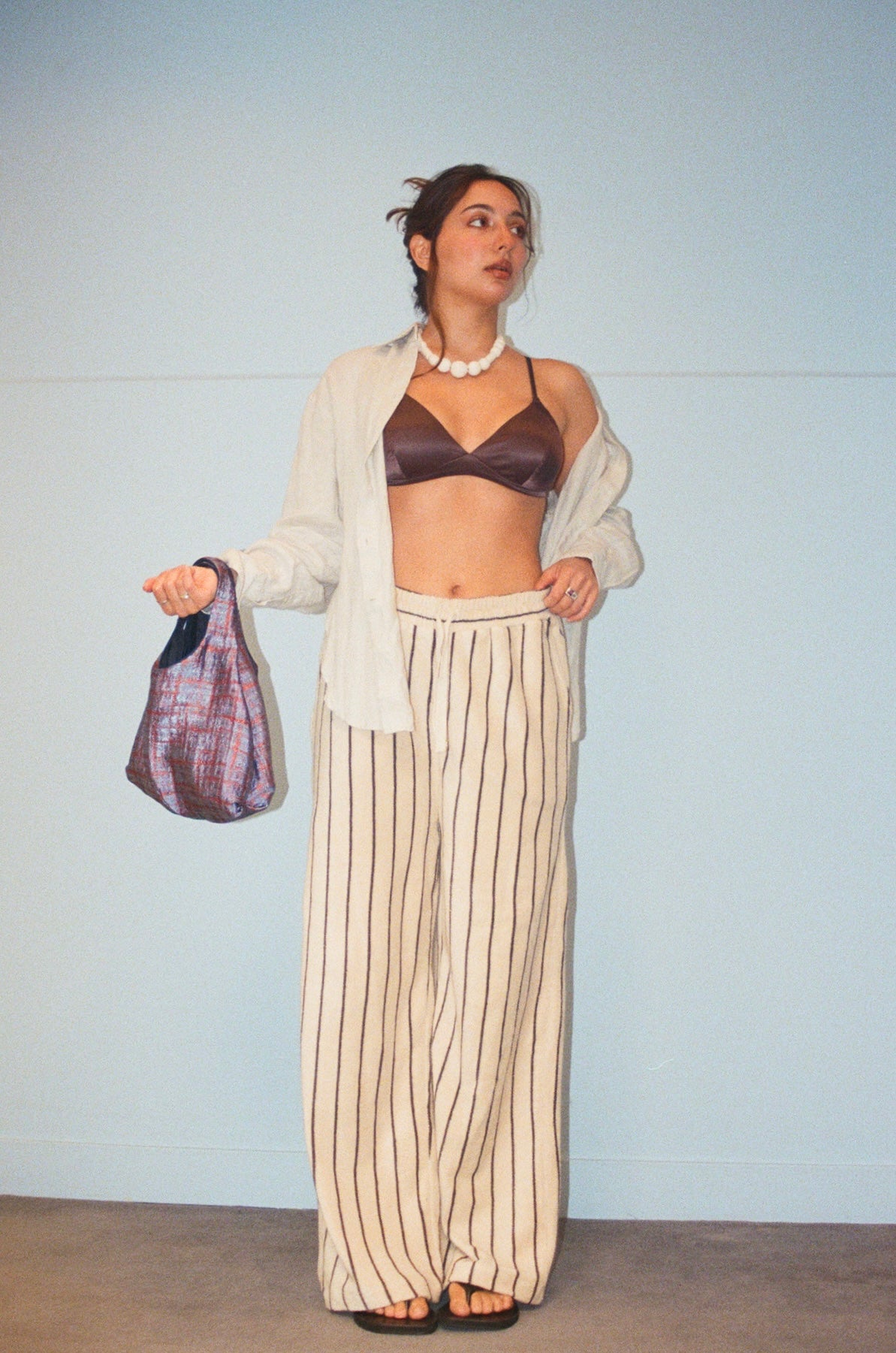 Playa Pants Beige & Black