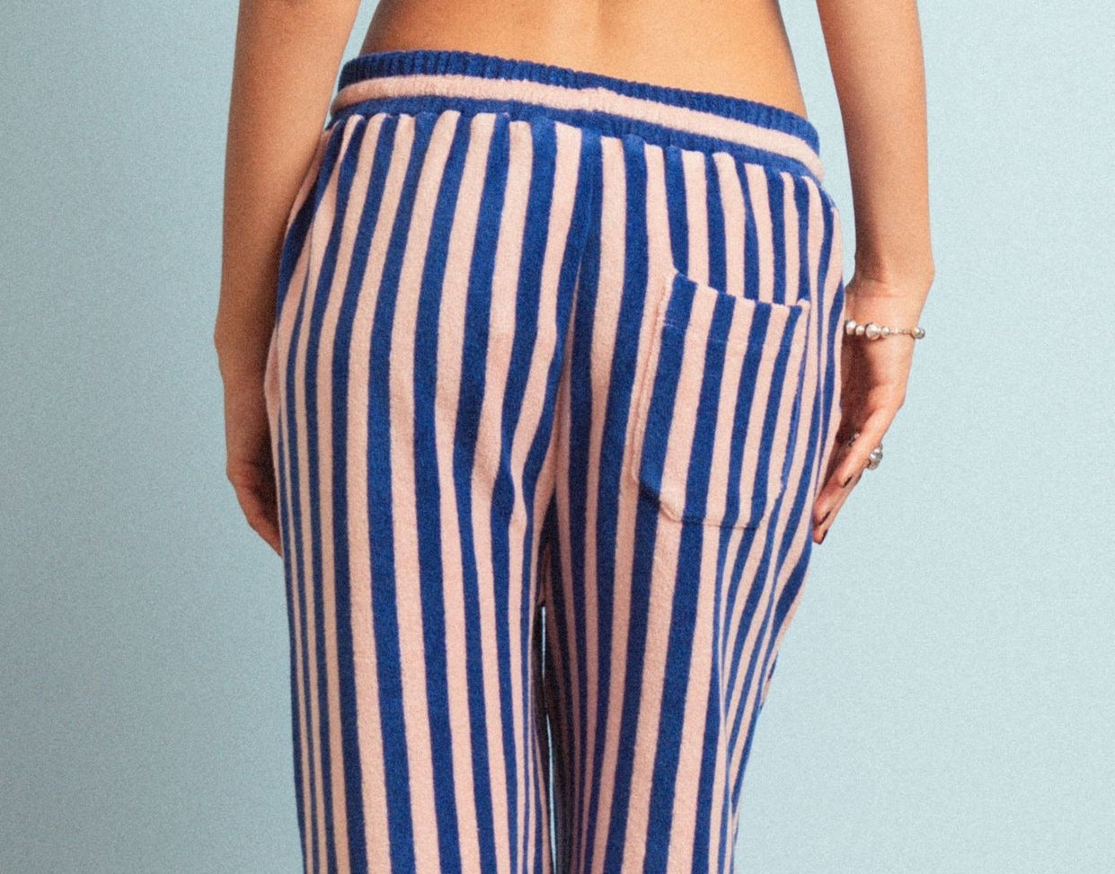Playa Pants Navy & Rose