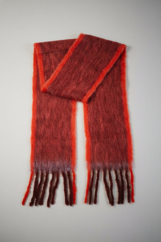 Bufanda Mohair Roja